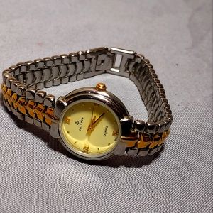 Women's Calypso Wrist Watch Stainless Steel Gold Water Resistant